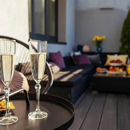 Sunset Terrace In The Old Town * Bukarest