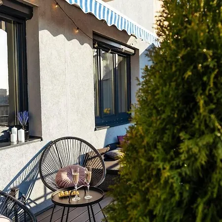 Sunset Terrace In The Old Town