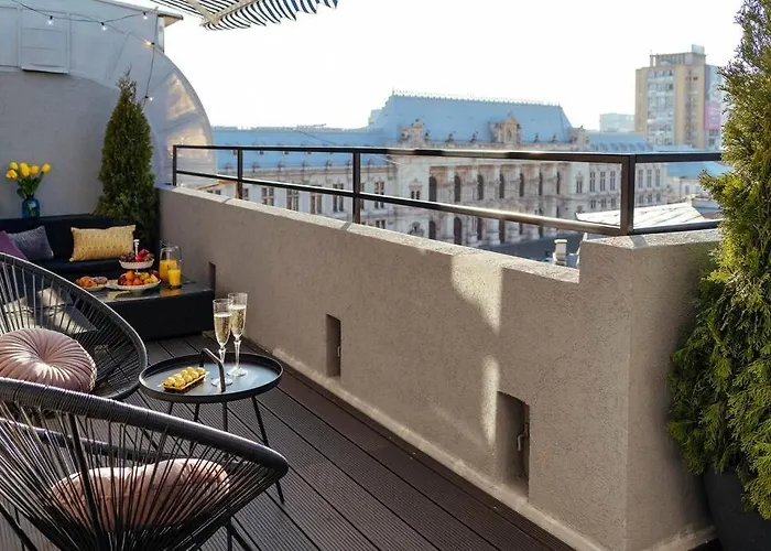 Sunset Terrace In The Old Town Lejlighed