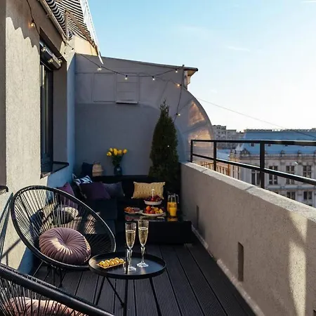 Sunset Terrace In The Old Town * Bucarest